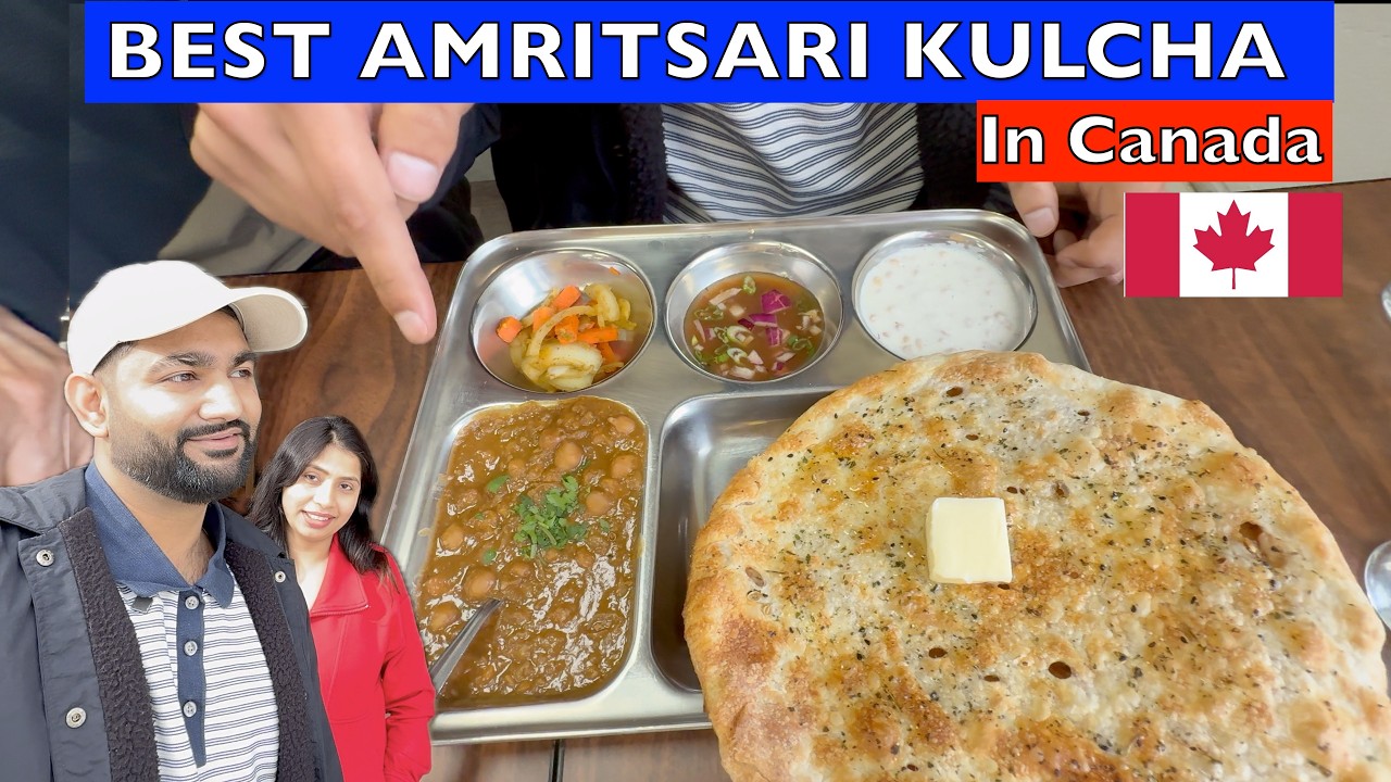 CANADA ਵਿਚ ਇਸ ਤੋਂ ਸਵਾਦ ਕੁਲਚੇ ਕਦੇ ਨੀ ਖਾਦੇ | #ramanvlogs #foodvlog #familyvlog #canadavlogs #punjabi