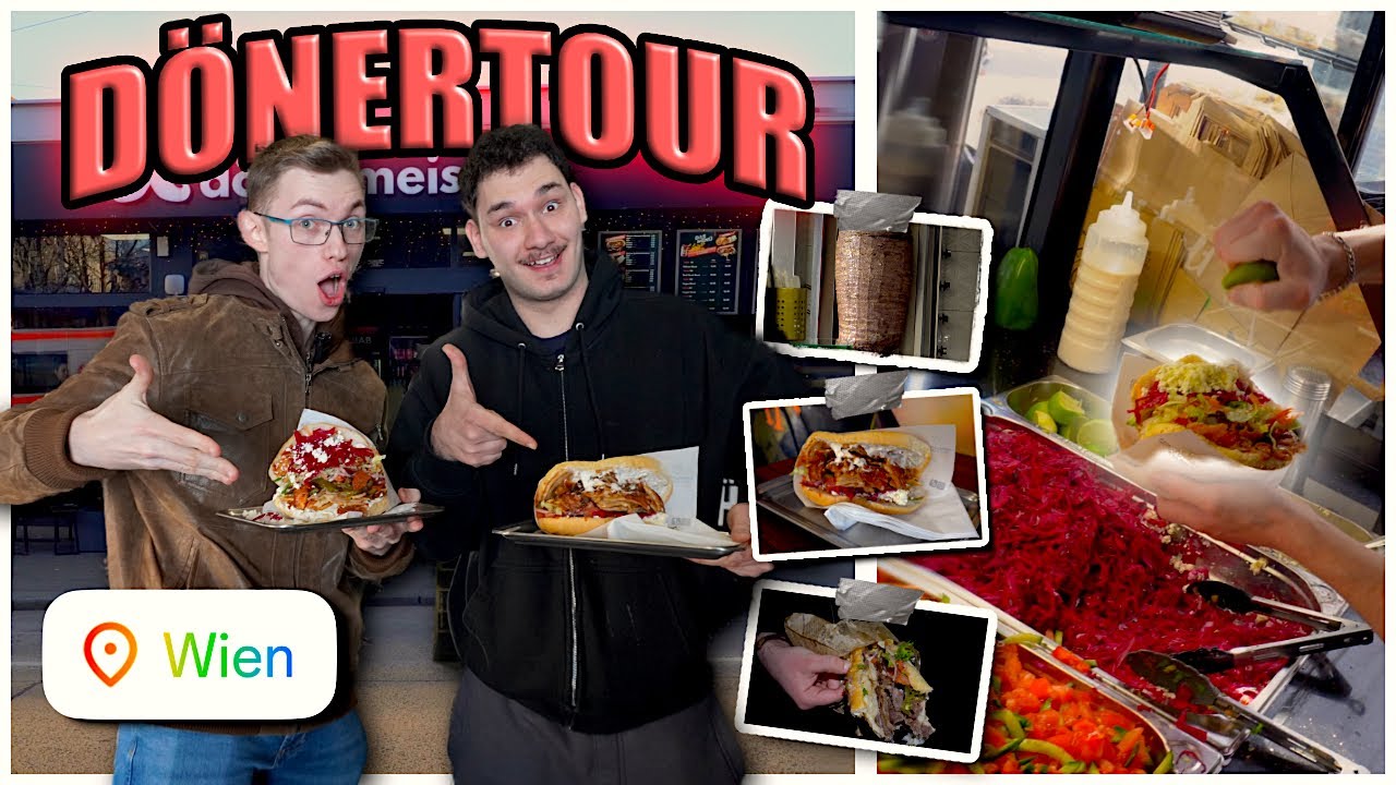 Die 4 BESTEN Döner in Wien?! 🌯 Döner-Tour durch Wien