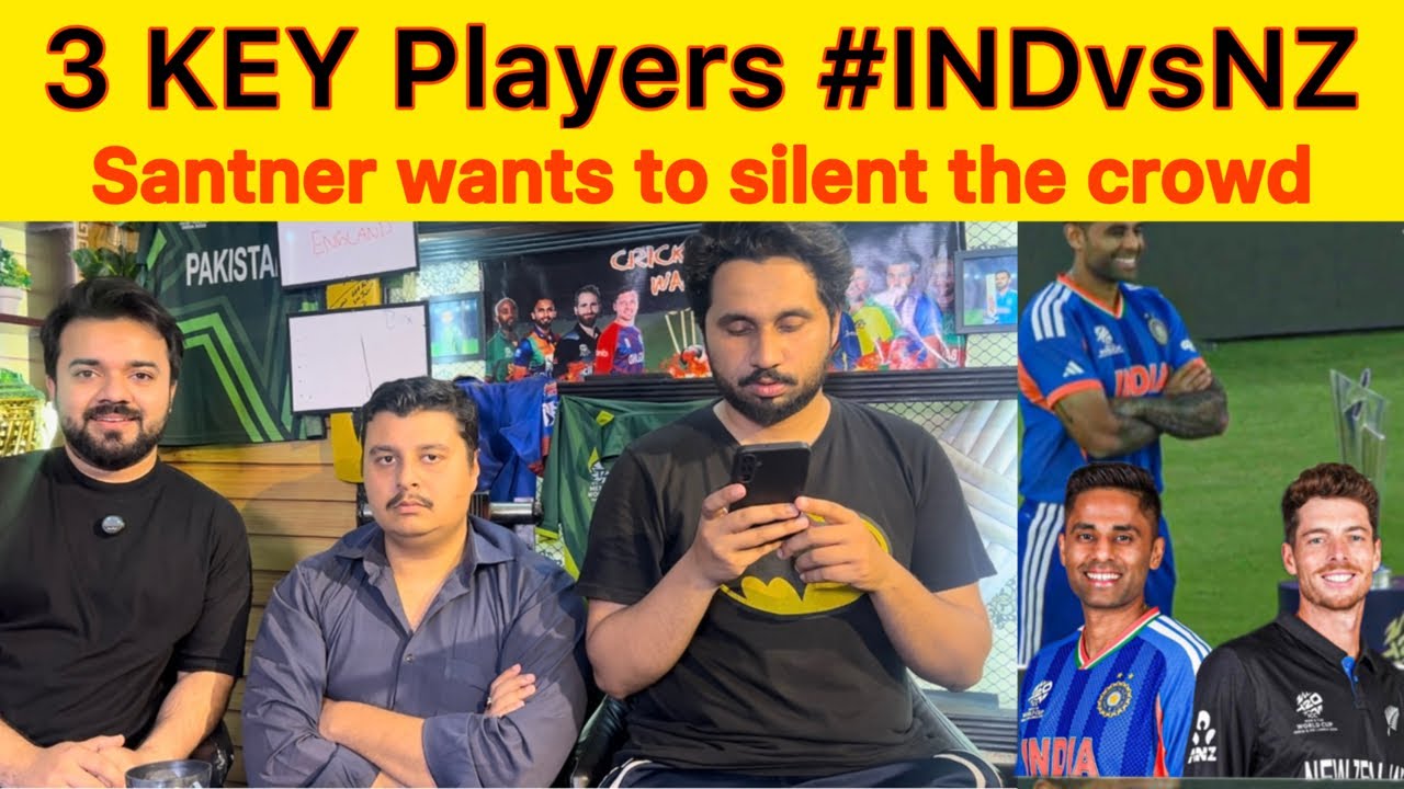 3 Key Players from IND vs NZ T20 WC Final Santner wants to silent the crowd | Surya Statement