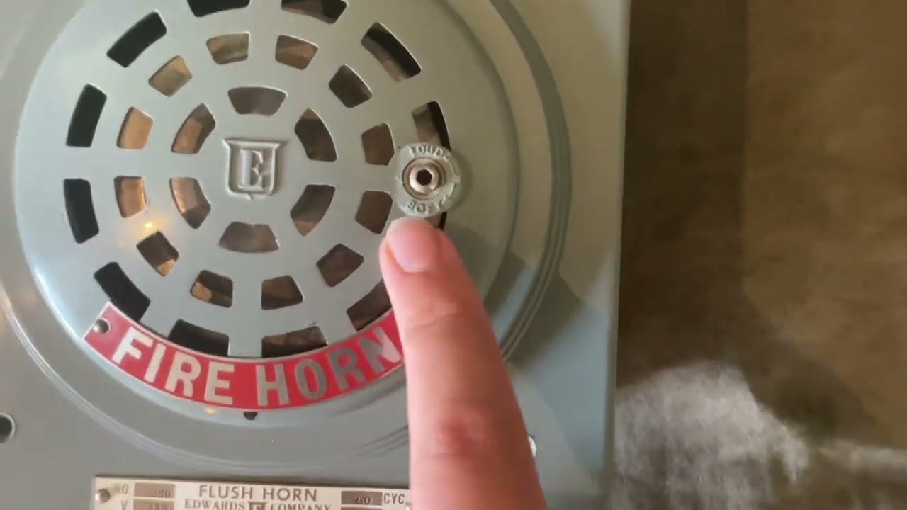 Testing my Edwards 380 Fire Alarm Horn
