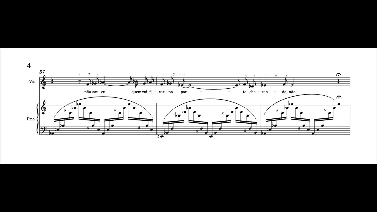 Salvador Sobral - Movimento dos barcos (ao vivo no Seixal) - Transcription