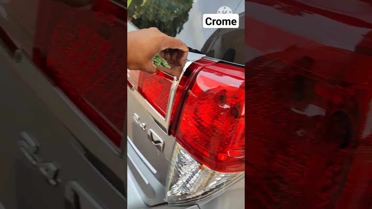 Innova crysta tail light Chrome install#shorts