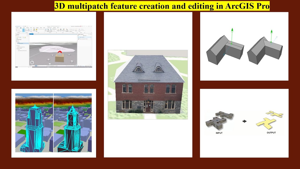 Создание 3D-мультипатч-объектов в ArcGISPro