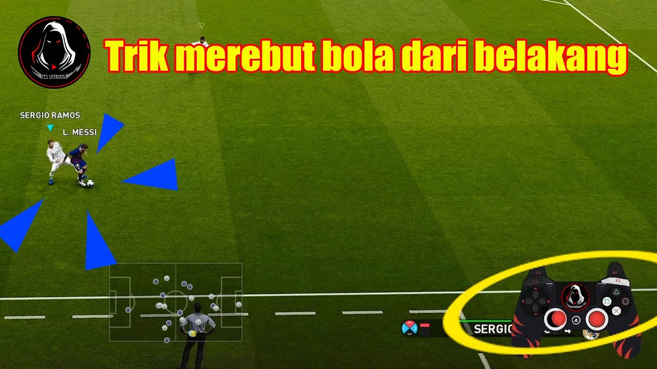 TRIK MEREBUT PAKSA BOLA DARI BELAKANG DI PES 2020