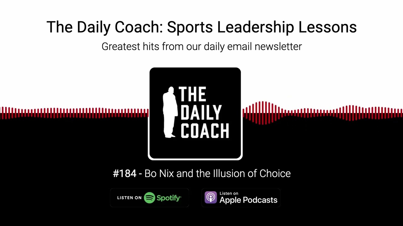 Bo Nix and the Illusion of Choice