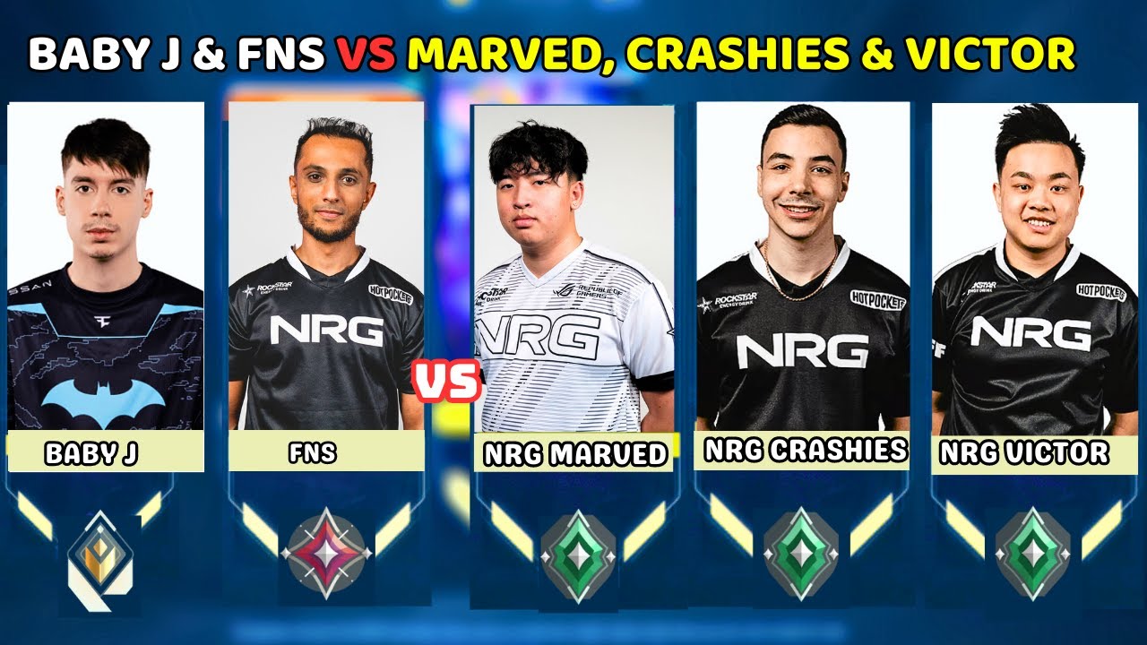 FNS & BabyJ go against NRG Marved, NRG crashies and NRG Victor in ranked