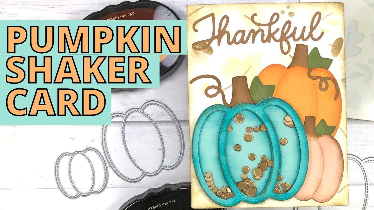 Pumpkin Shaker Card | Pretty Pink Posh | Blog Hop