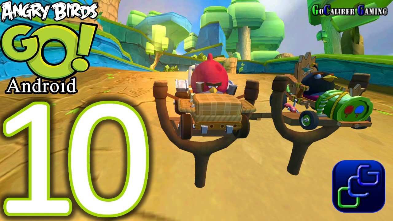 Angry Birds GO Android Walkthrough - Part 10 - Rocky Road: Track 3 Champion Chase