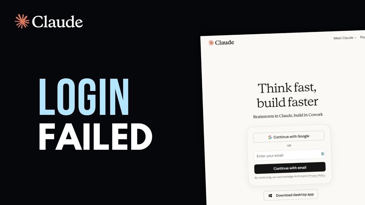 How to Fix Claude AI Login Failed Error | Step by Step Troubleshooting