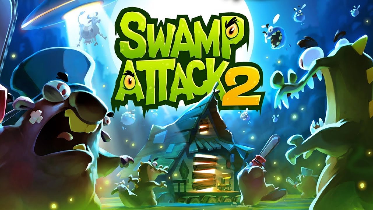 Swamp Attack 2 / Level 31 - Dangerous Days (Super Hard Level)