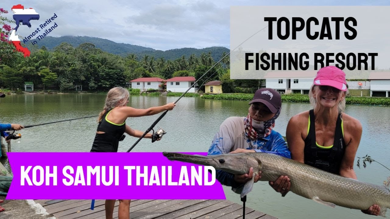 Koh Samui Fishing - TopCats Fishing Resort - Ripsaw Catfish - Giant Featherback - Alligator Gar