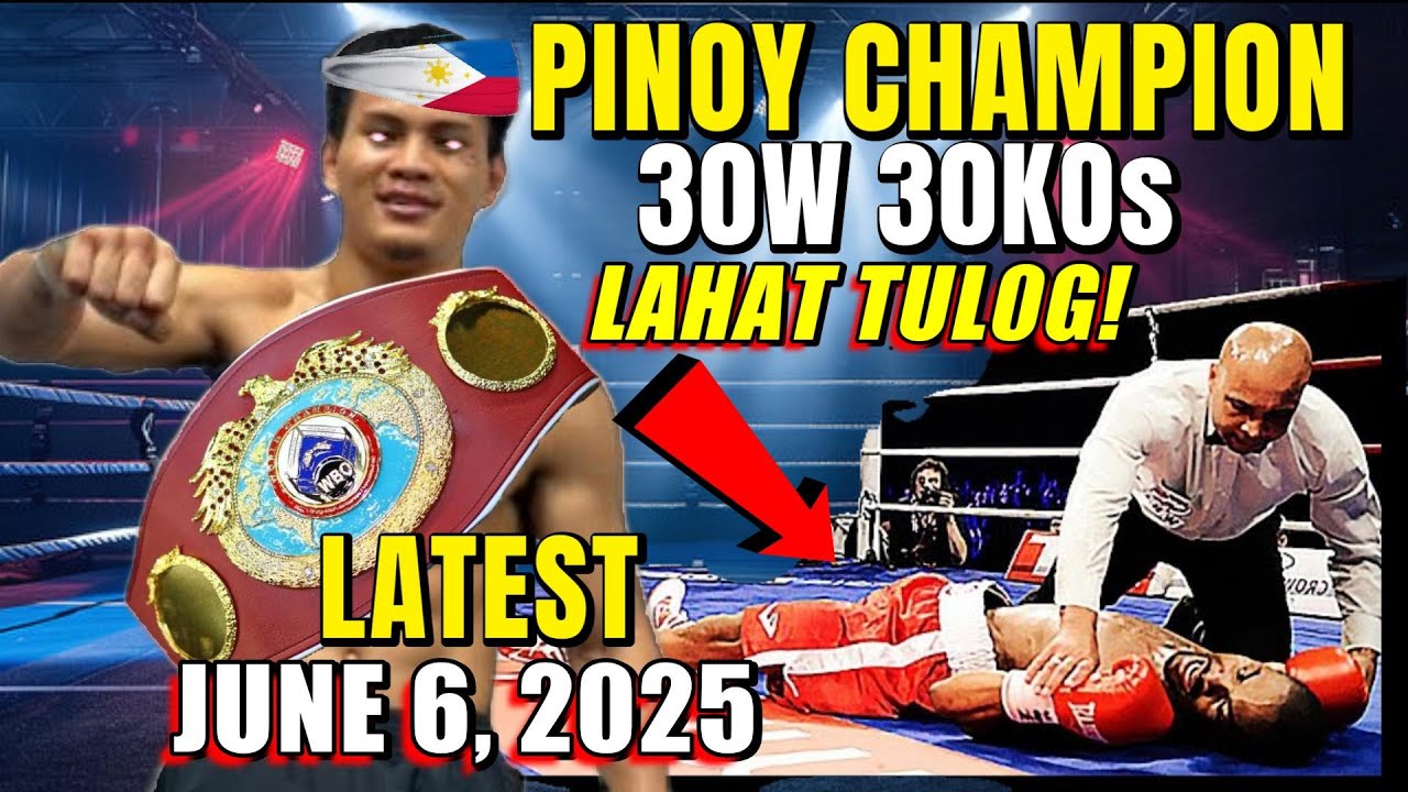 JUNE 6, 2025 LATEST | MINDORO vs MUNGUIA | PINOY 30W - 30KOs BAGSAK LAHAT!