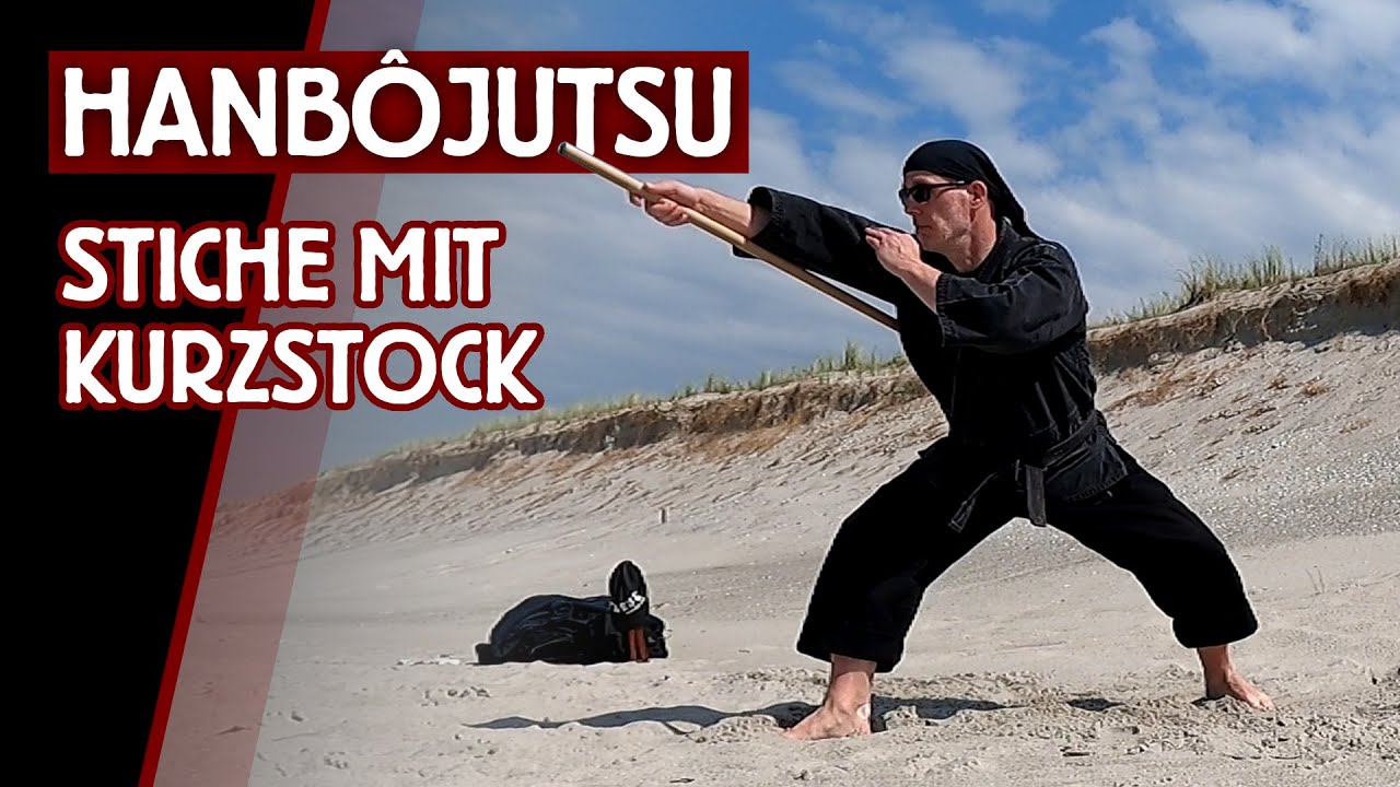 Mit Kurzstock zustechen - verschiedene Varianten mit HANBO | Ninjutsu lernen