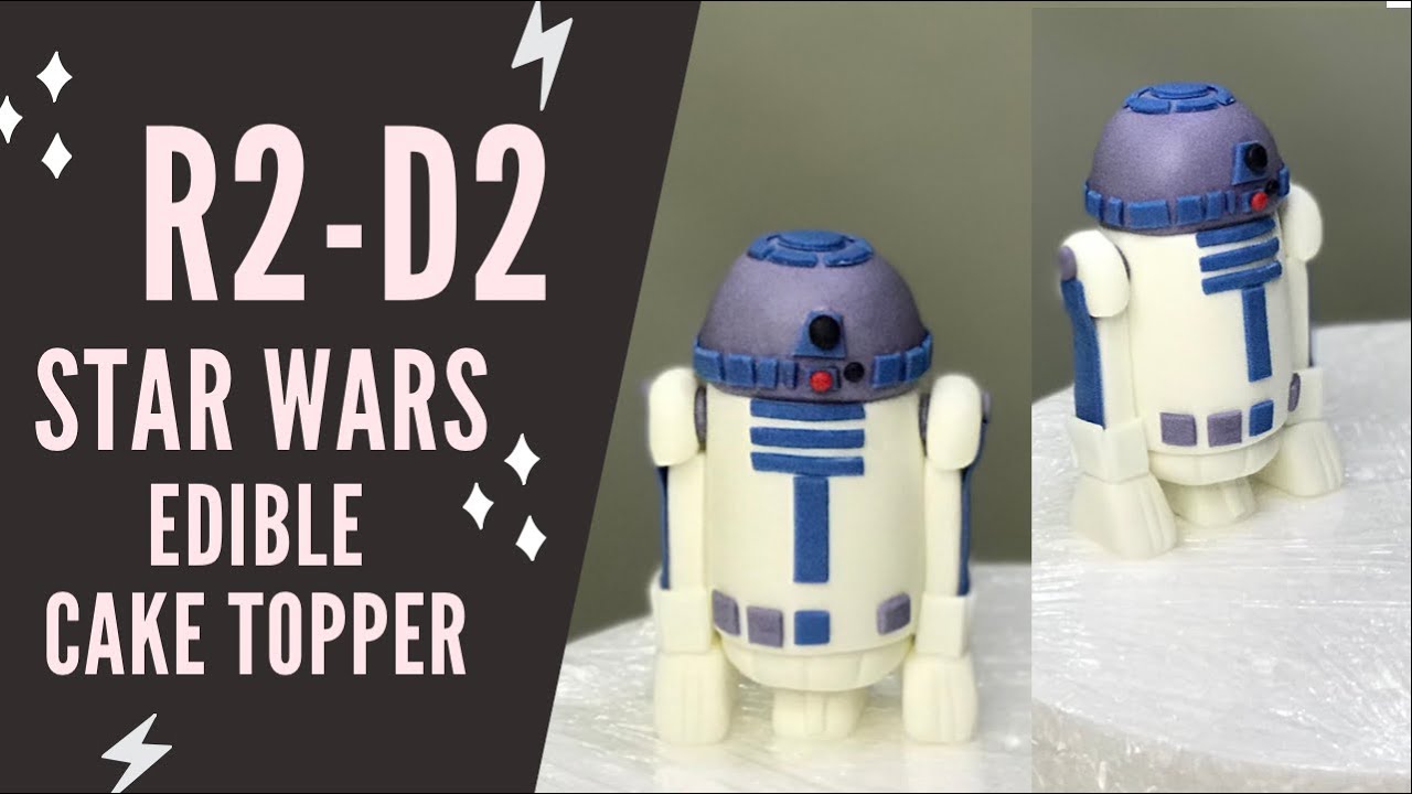 R2-D2 STAR WARS EDIBLE CAKE TOPPER - Mau's Cupcake