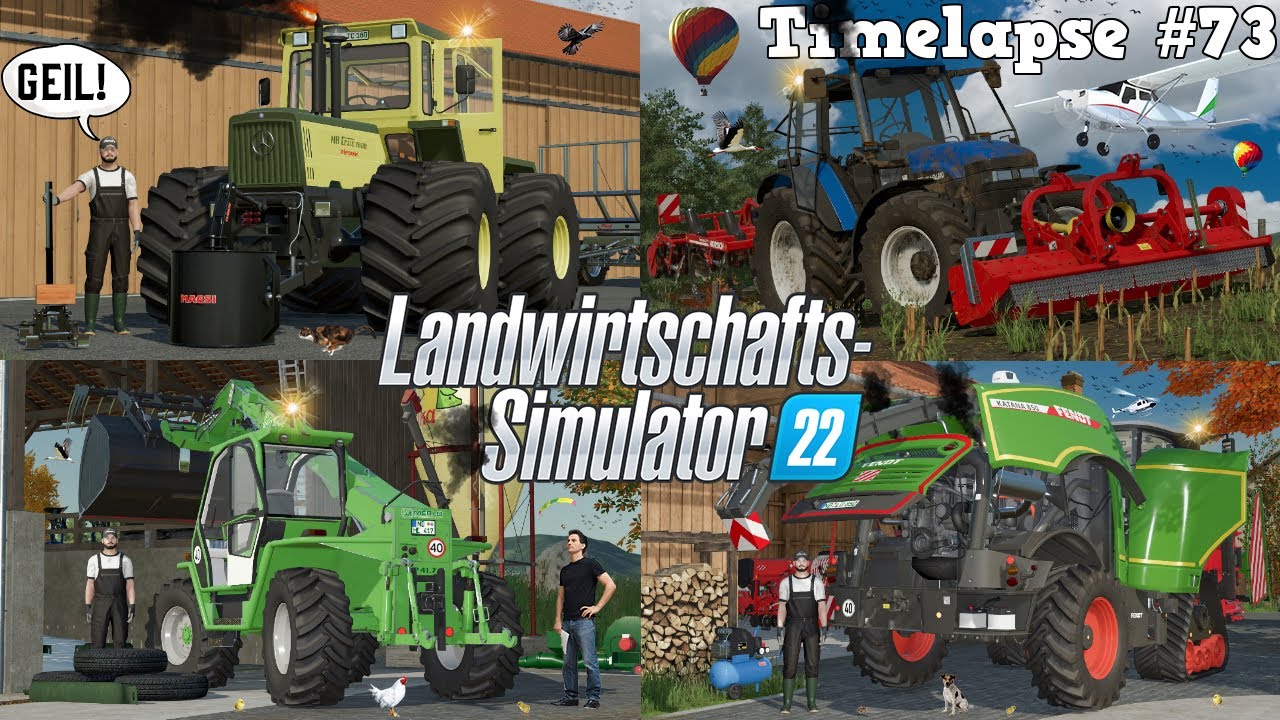MB TRAC 1800 POWER! 🔥🚜💨 PEINLICHER FEHLER beim MULCHEN ‪mit @The CamPeR! 🙈😱| [LS22] - Timelapse #73