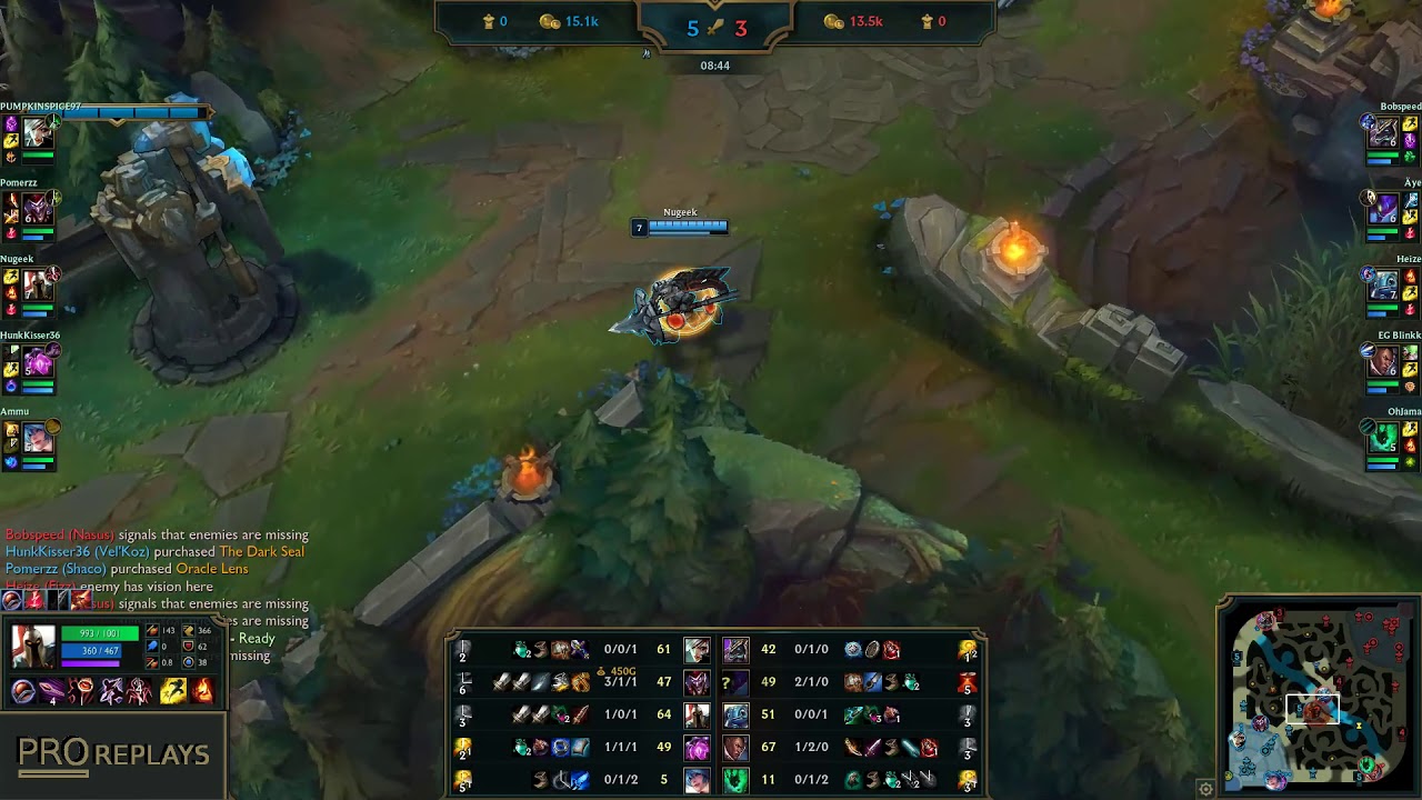 Keegun (PANTHEON) vs FIZZ - 7/1/11 KDA MID GAMEPLAY - NA Ranked GRANDMASTER