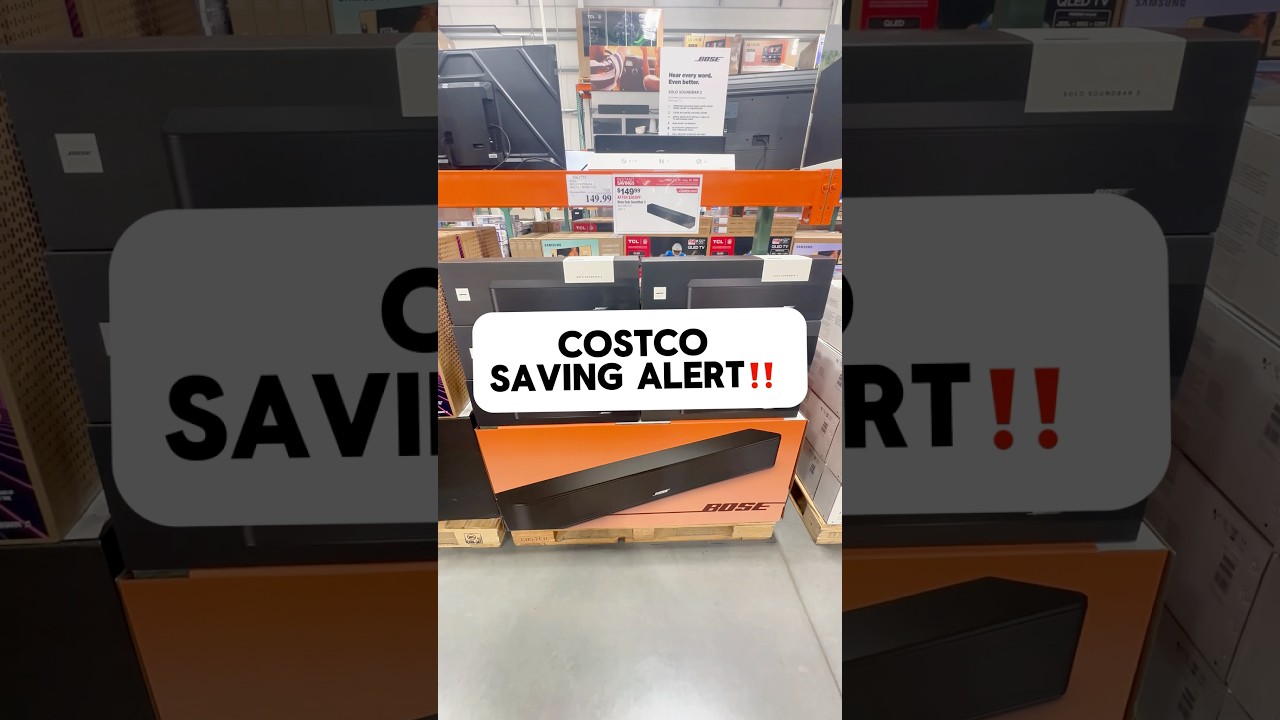 This Costco soundbar deal is 🔥 &hellip; don&rsquo;t sleep on it! #costcofinds #bosesoundbar #soundbar