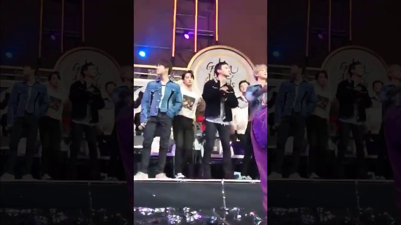 EXO KAI reaction & dance to BTS - DNA @ GDA Encore