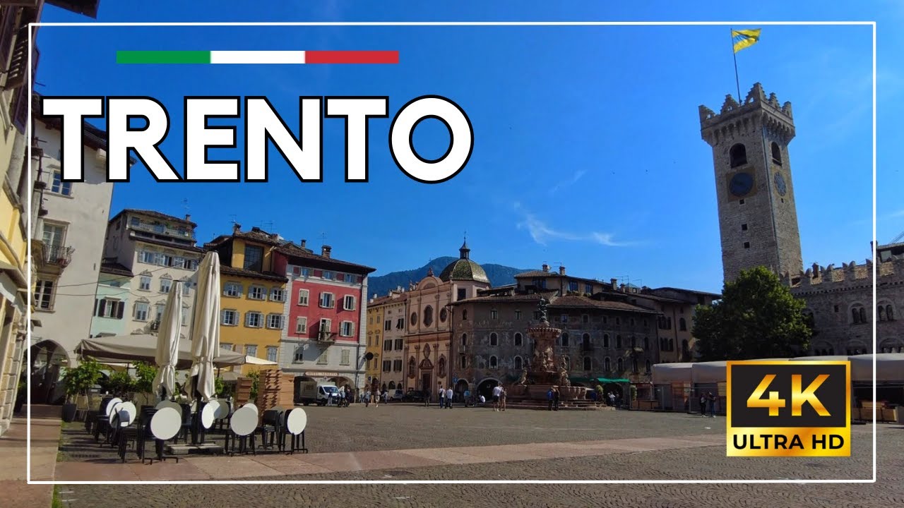 Trento, Italy | 4K Walking Tour | DJI Osmo Pocket 2