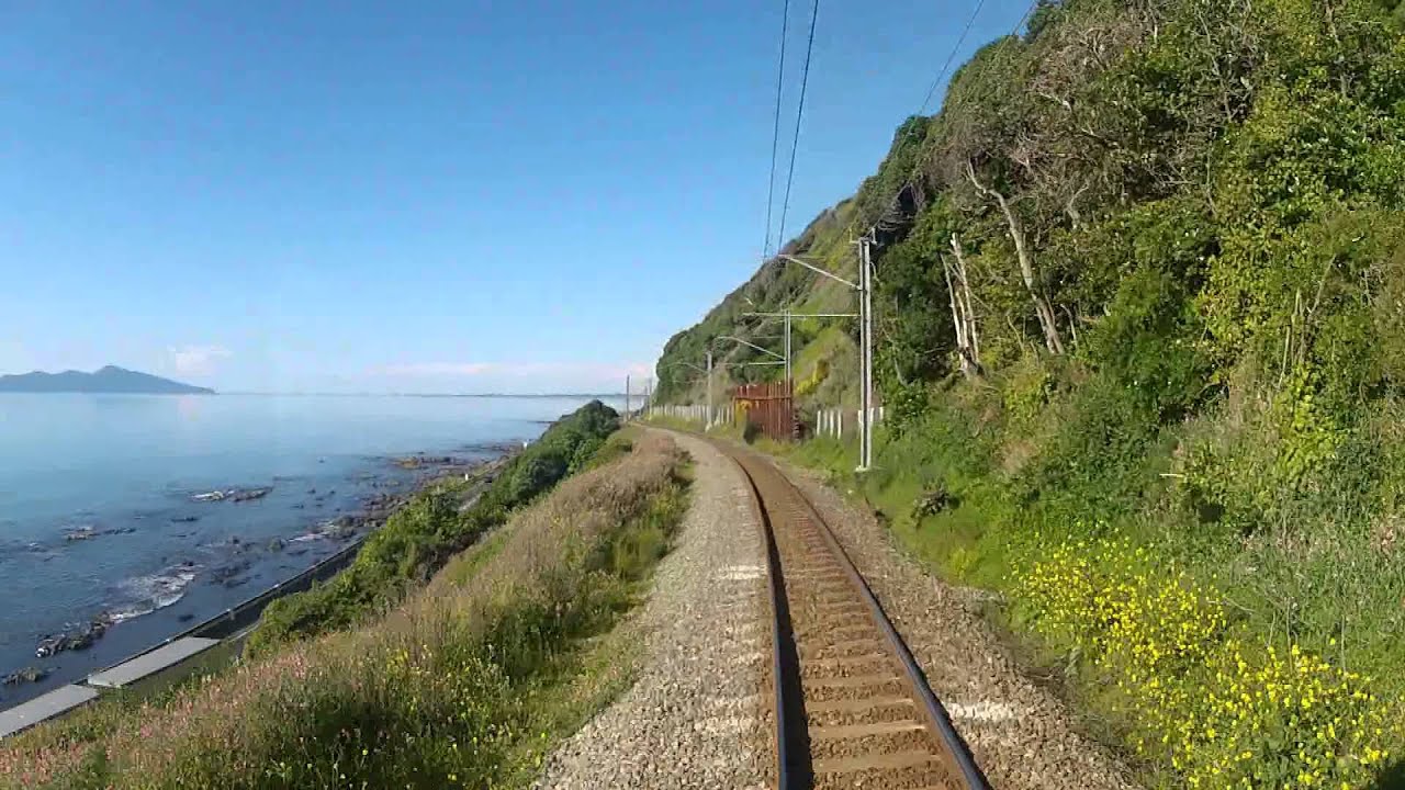 Wellington to Waikanae (New Zealand) drivers eye view - Edited highlights.