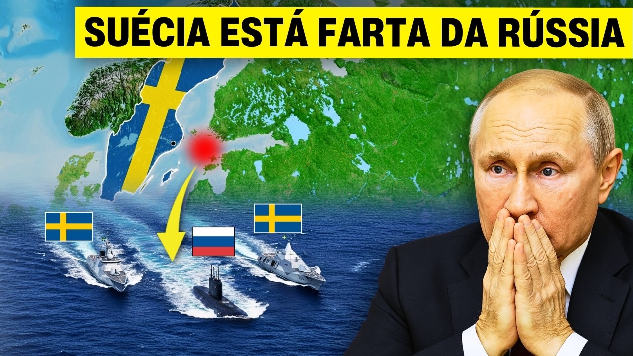 Um Submarino Russo Apareceu... e a Resposta da Suécia foi IMPRESSIONANTE!