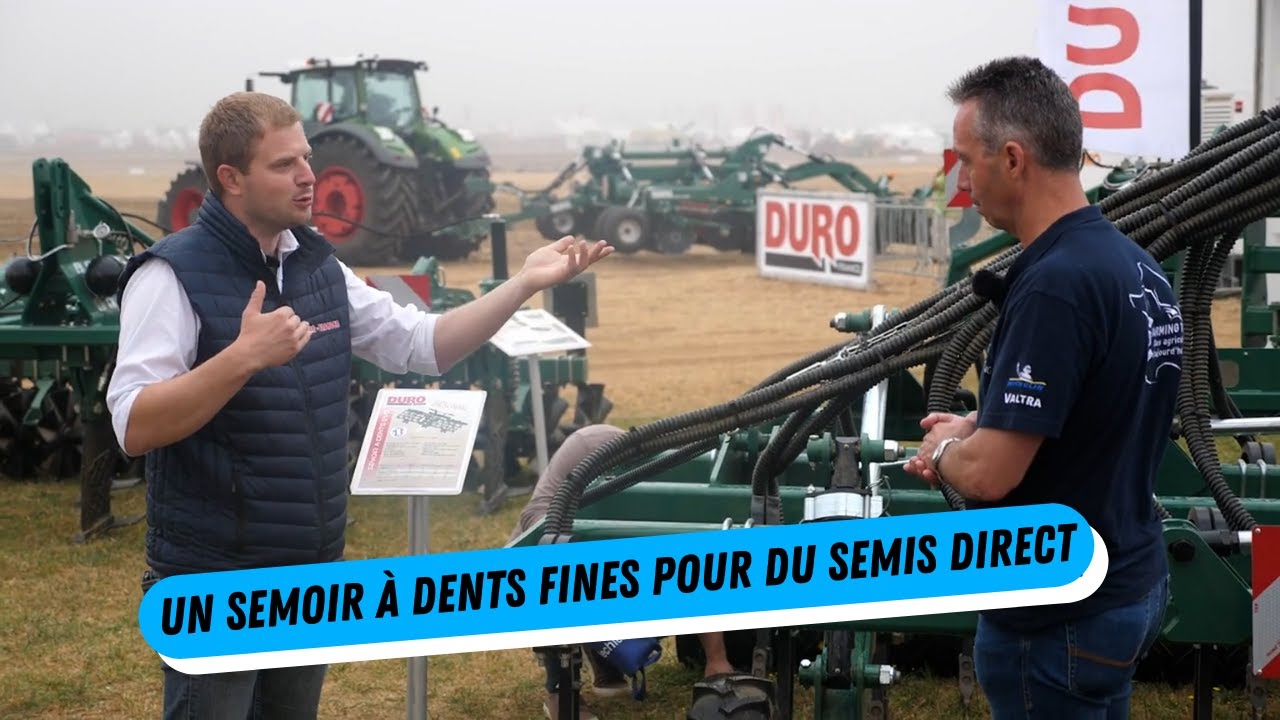Un semoir à dents fines pour du semis direct chez DURO