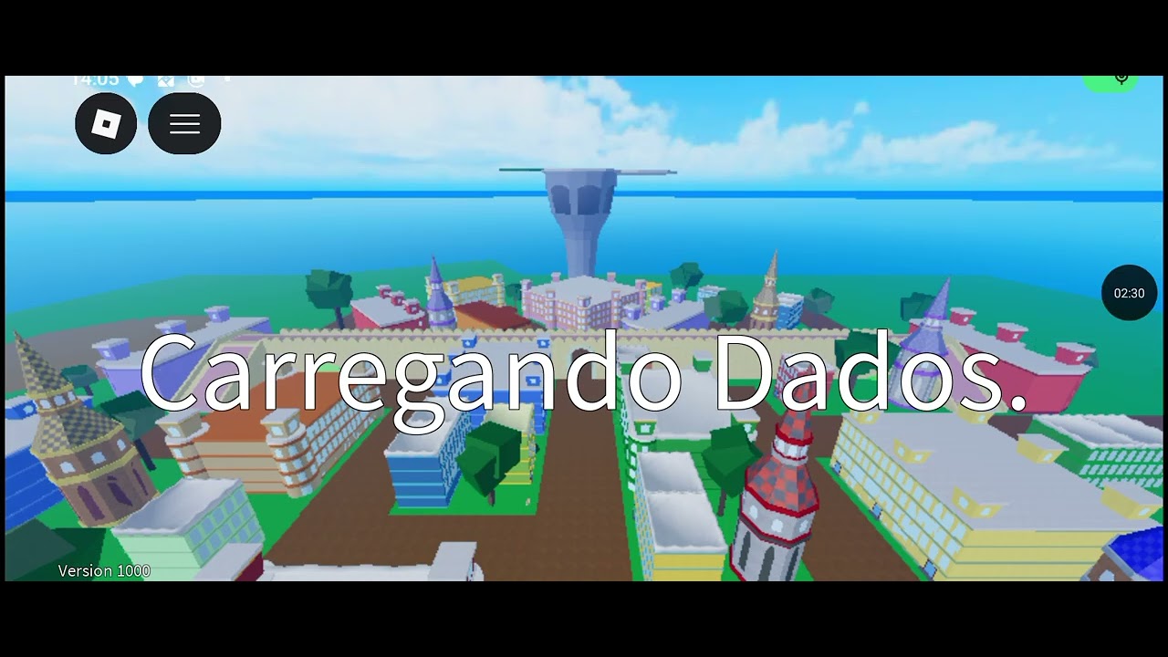 Mostrando minha nova conta do blox fruits