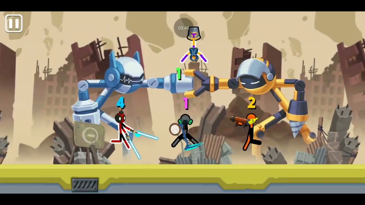 Deadpool vs Deadstroke vs Thanos vs Darkseid supreme duelist Fighting.