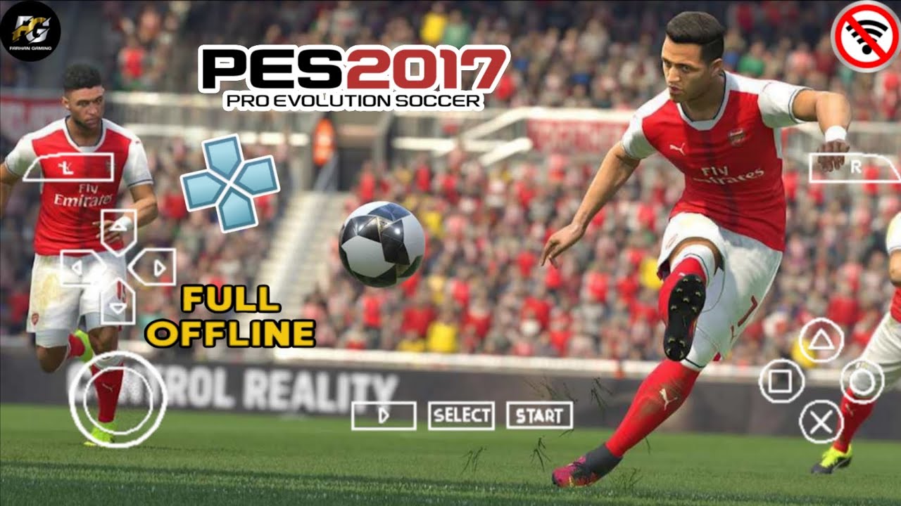 PES 2017 PPSSPP REMAKE ANDROID OFFLINE | GRAFIK FULL HD 