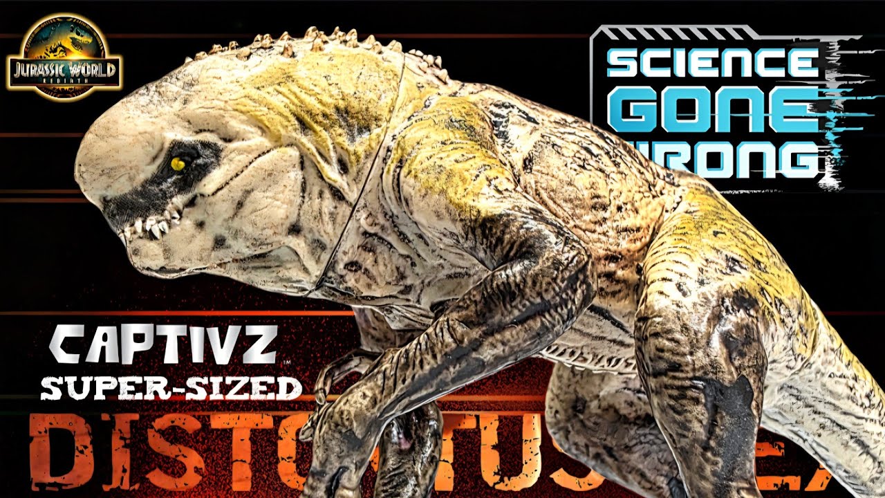 НОВЫЙ СУПЕР-КРЕКС! Обзор фигурки Distortus Rex из серии Captivz Jurassic World Rebirth!!! Наука п...