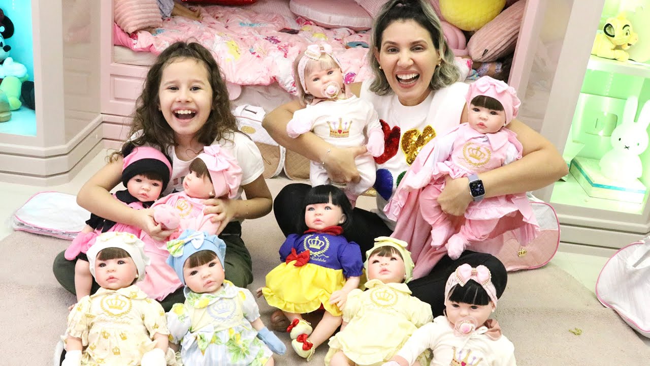 Comprei todos os bebês Reborn ?  Erlania e valentina