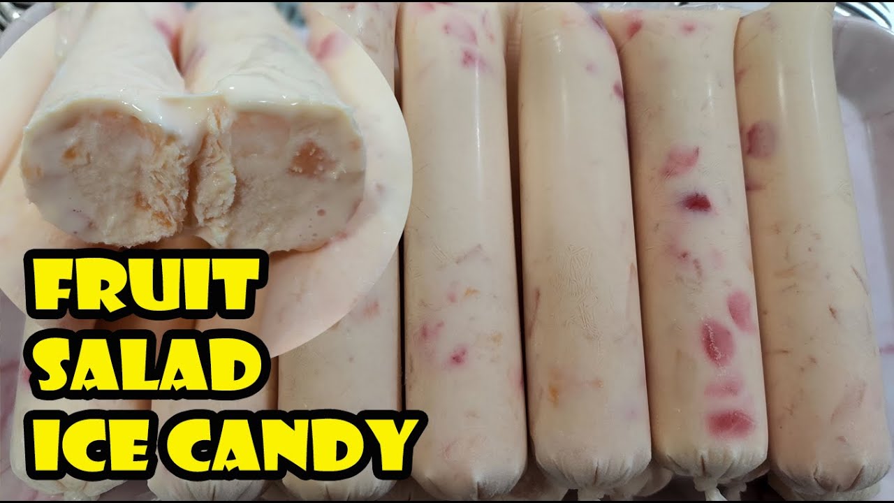 SOFT & CREAMY FRUIT SALAD ICE CANDY RECIPE (NO CORNSTARCH ICE CANDY) | SPECIAL FRUIT SALAD ICE CANDY