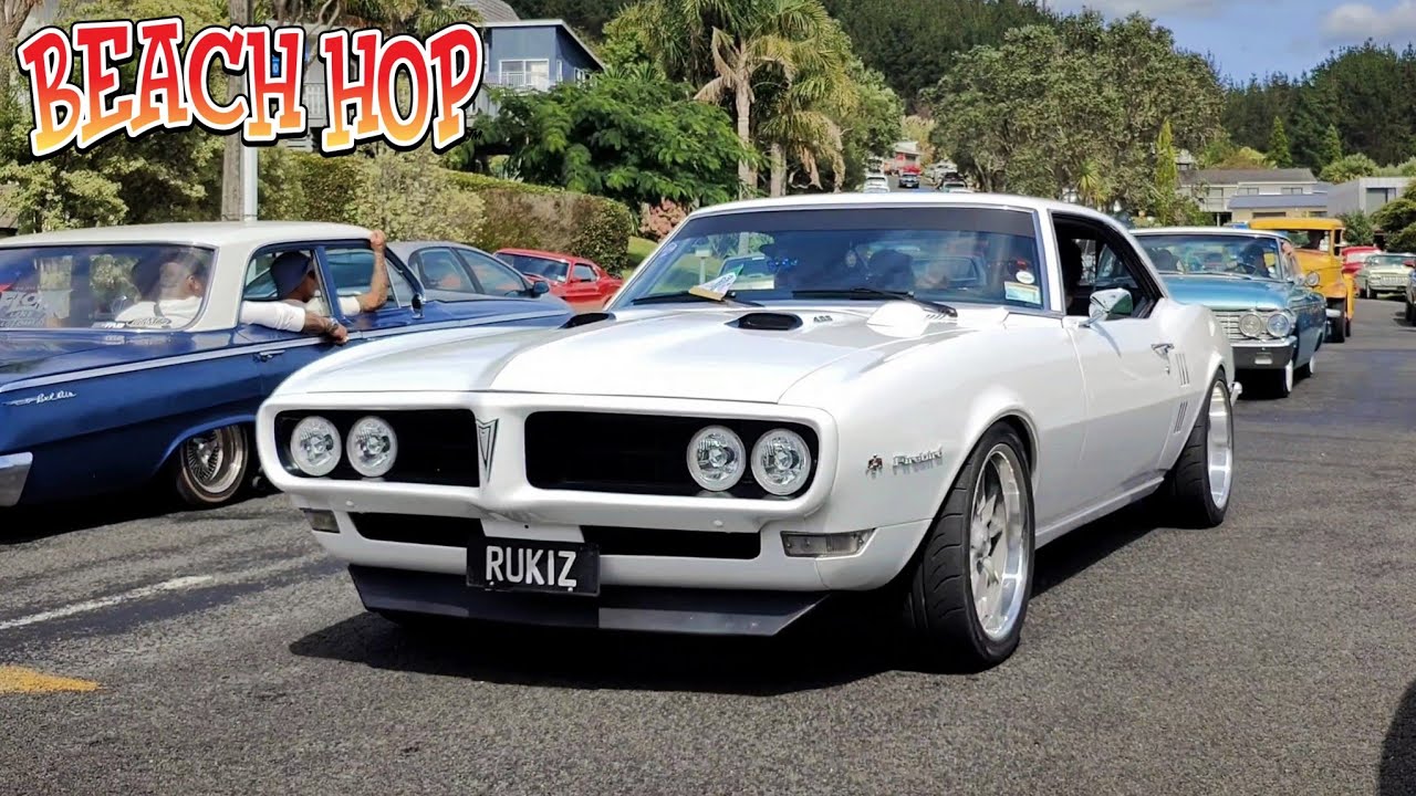 LONGEST Classic Cars Parade Ever!! All the Cars of Beach Hop 2024