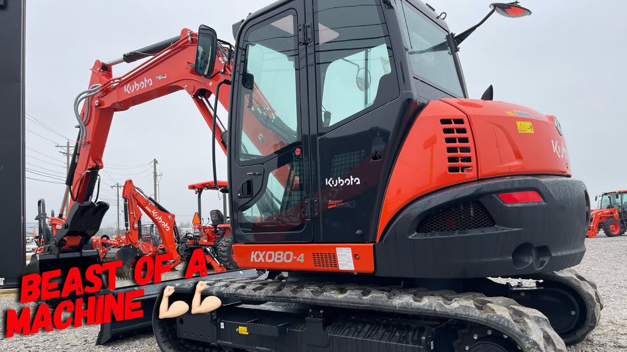 Kubota KX080-4 BRAND NEW 💪🏻