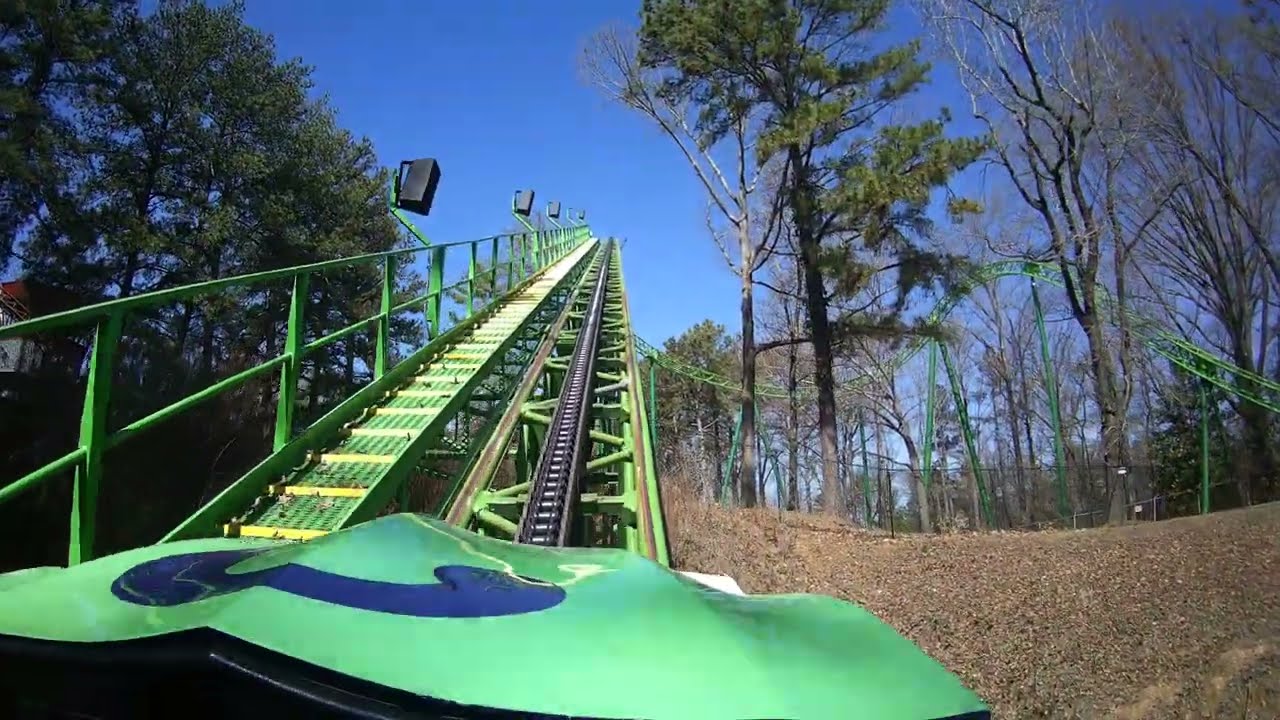 Riddler Mindbender POV at Six Flags Over Georgia (No Copyright)