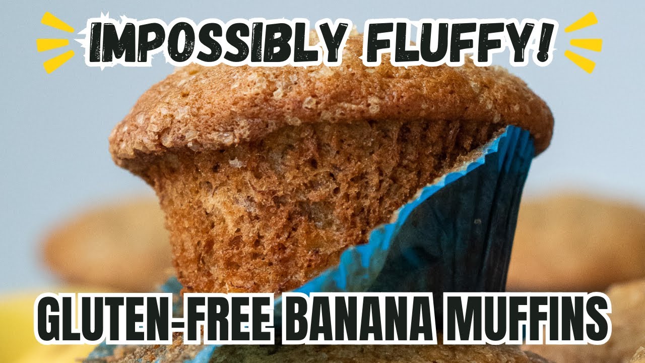 Easy Trick Fluffy GLUTEN FREE BANANA MUFFINS 𑗅 Dairy-Free Recipe