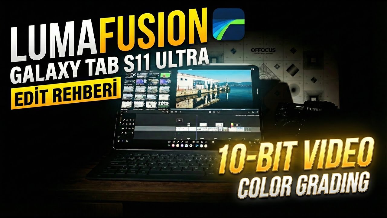 Mobilde 10-Bit Renk Düzenleme Nasıl Yapılır? | Galaxy Tab S11 Ultra & LumaFusion Rehberi