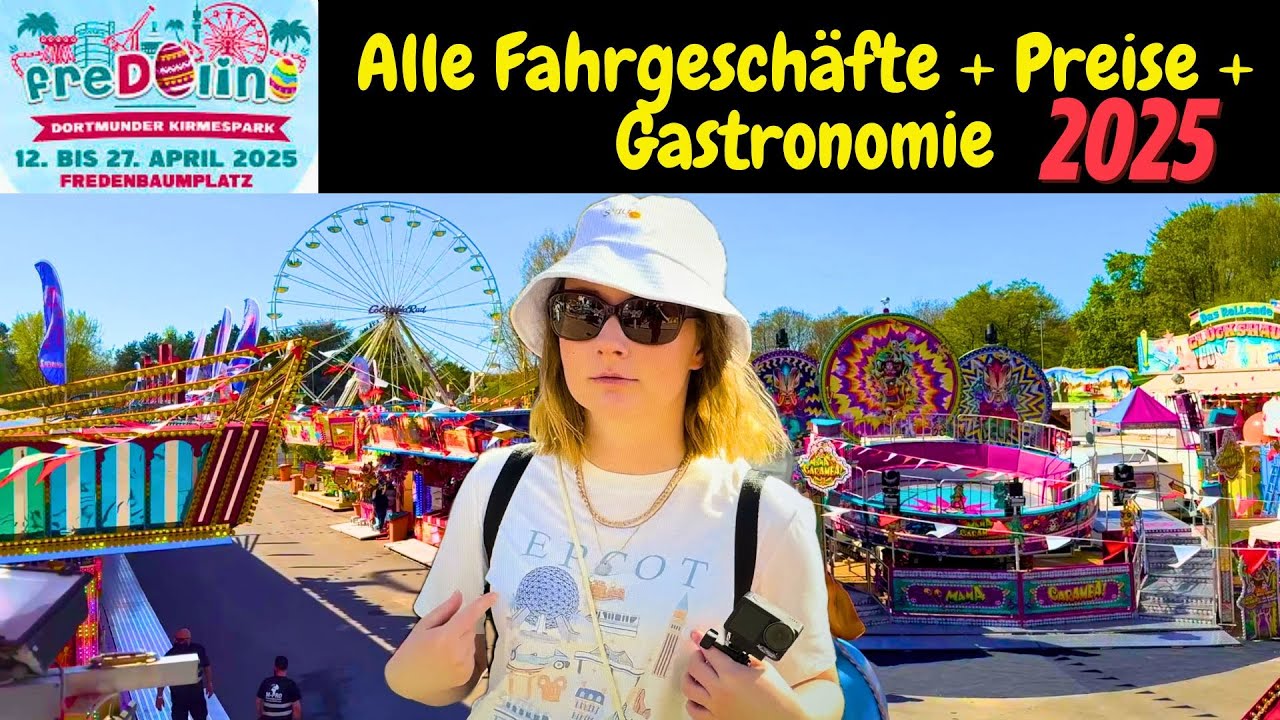 FREDOLINO Dortmund 2025 / Alle Fahrgeschäfte + Preise + Gastronomie / Kirmes / Kermis / Vlog / BVB