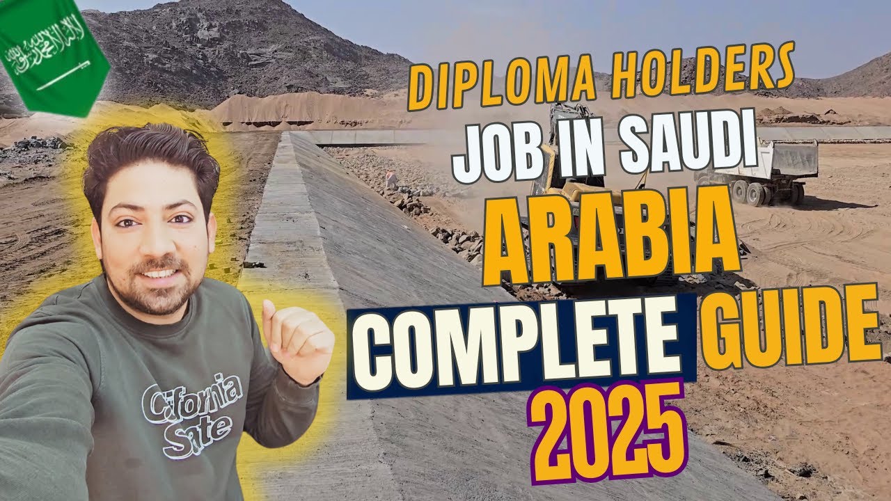 How Diploma Holders Can Get Job in Saudi Arabia | Civil Engineer Day Visiting Site