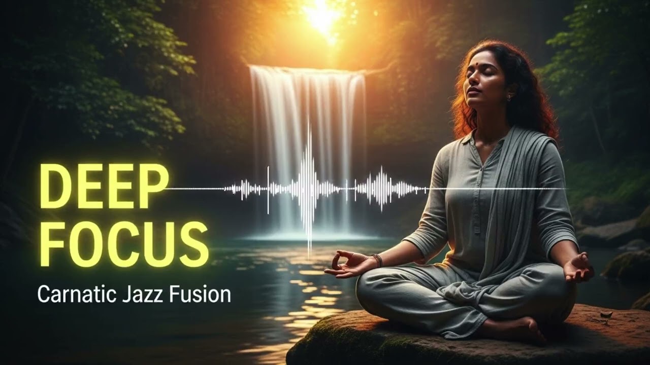 Carnatic Jazz Instrumental for Deep Focus | South Indian Fusion Study Music