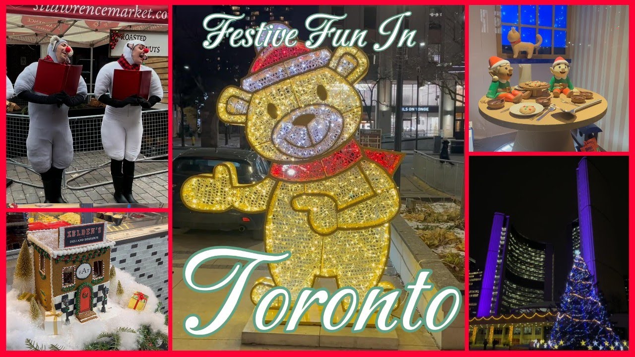 Experience Christmas in Toronto! Singing Sheep, Lights, Gingerbread, Trees & Pure Holiday Joy!