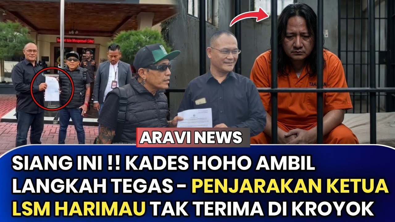 Siang Ini !! Kades Hoho Resmi Penjarakan Ketua LSM Harimau - Imbas Tindakan Pengroyokan 