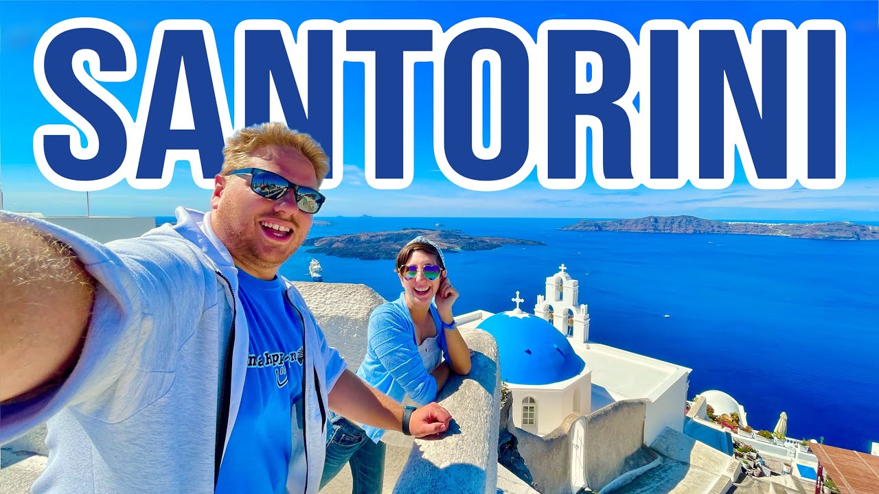 Exploring BEAUTIFUL Santorini Greece! Info on Using Local Transportation!
