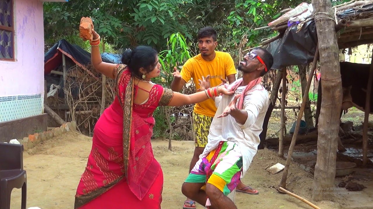 चिरकुटवा के पतोहिया दूध खातीर चिरकुटवा के पटक पटक के कईलस धुलाई चिरकुटवा भईल बिहोस रियल में देख ले