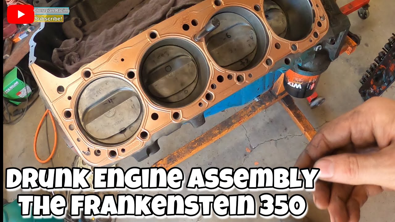 Building the Frankenstein 350 and Cooking Ribs Drunk