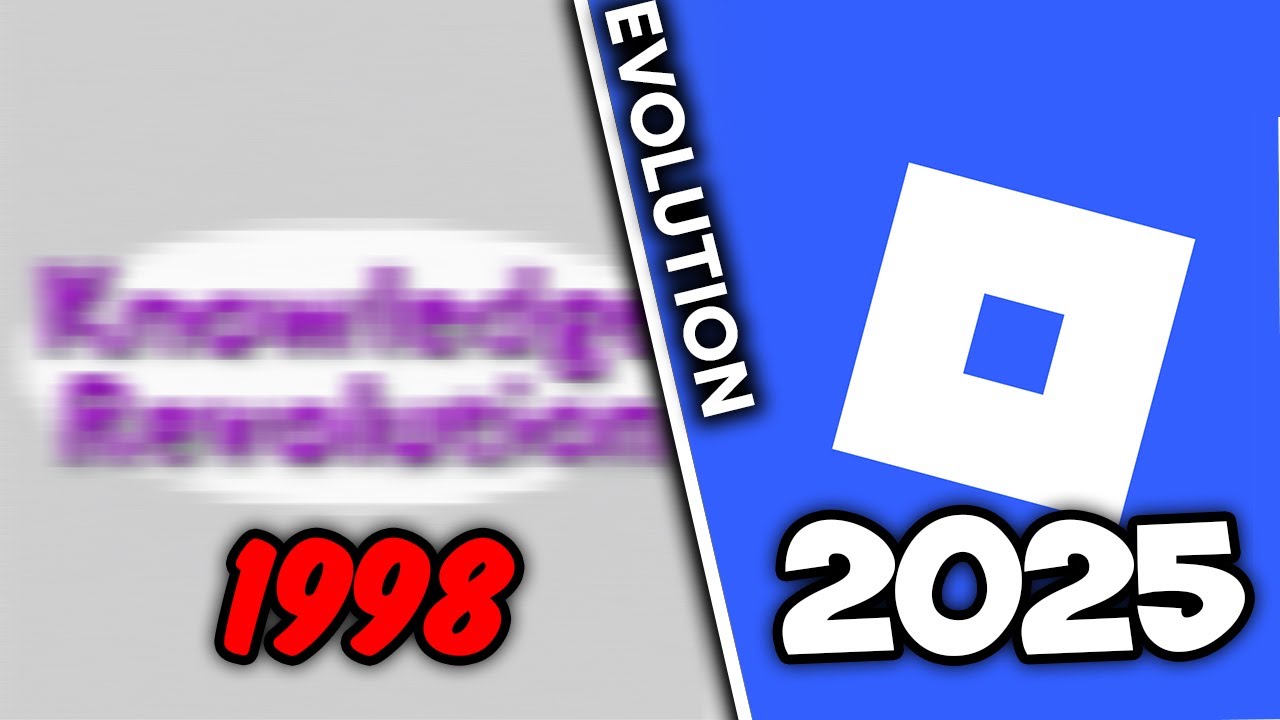 Roblox Logo EVOLUTION (1989 - 2025)