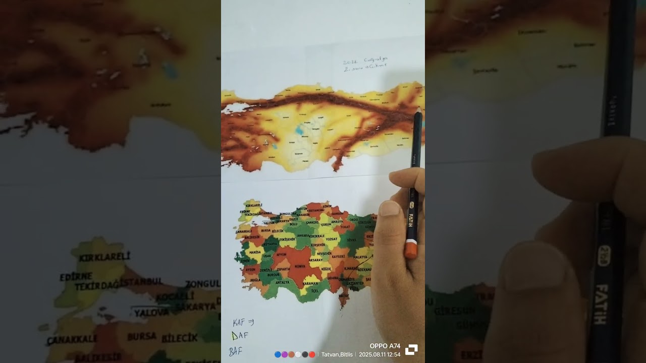 COĞRAFYA KPSS ÇIKMIŞ Soruları ve FAY hatları üzerindeki DEPREM şehirleri👍🏻