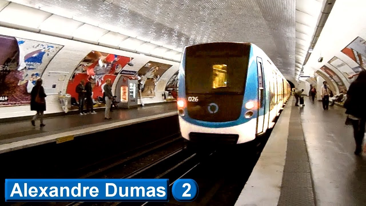 Alexandre Dumas | линия 2 : Парижский метрополитен ( RATP MF01 ) [2015]