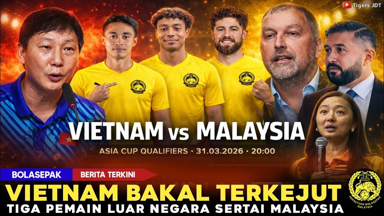 🔴Malaysia Temui Senjata Rahsia! 3 Pemain Luar Negara Ini Mampu Tewaskan Vietnam