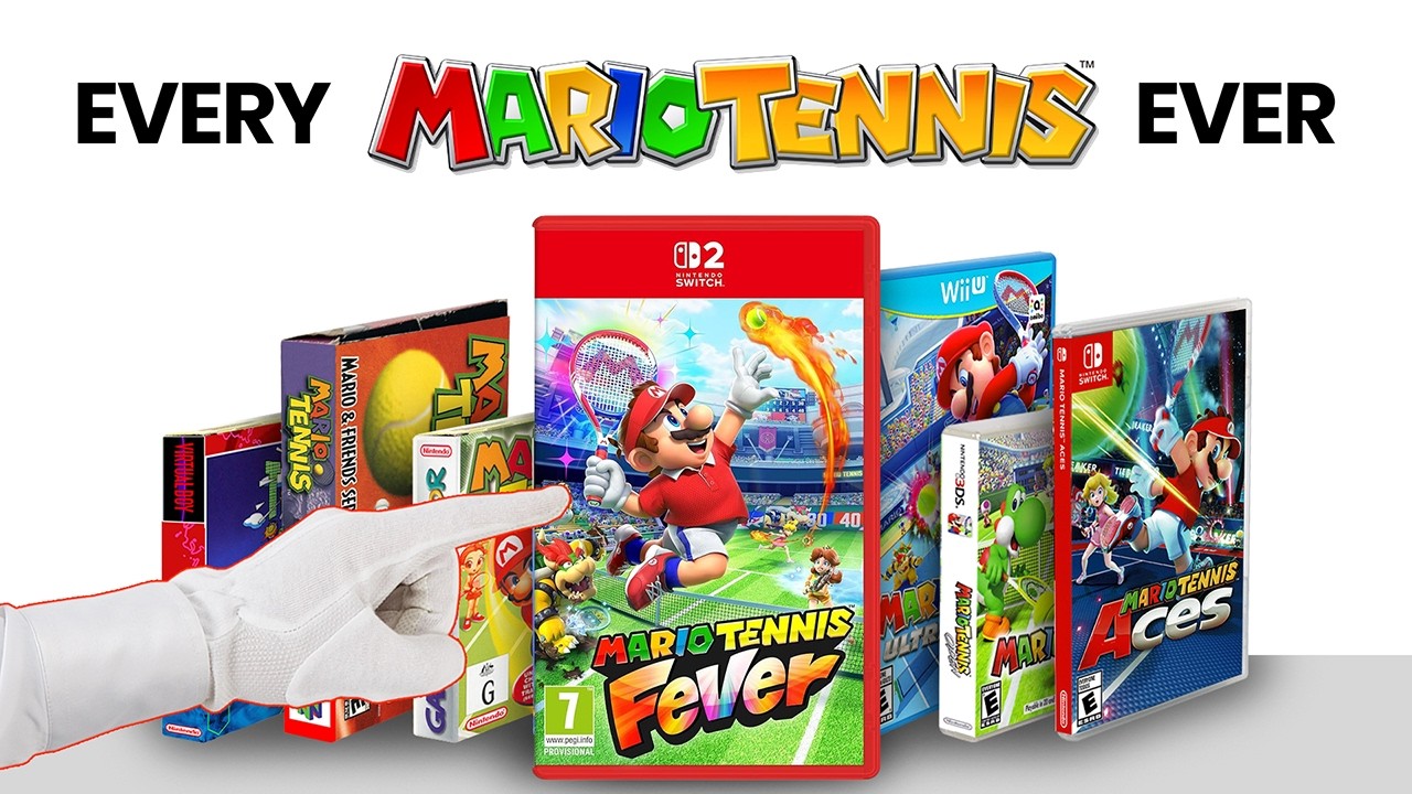 Unboxing Every Mario Tennis Game Ever (1995 2026)
